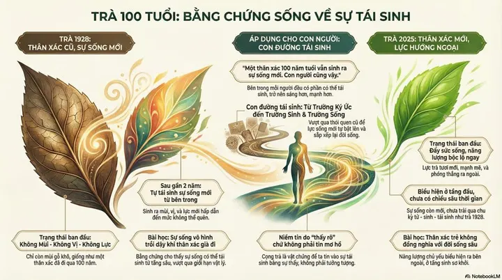 Hôm nay Aaba cho học trò xem một loại trà được làm từ năm 1928, nghĩa là 100 năm tuổi. · 11.12.2025